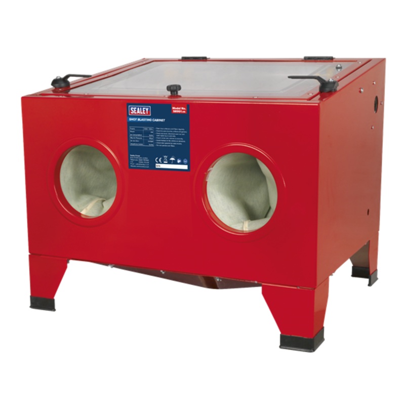 Sealey SB951 Shot Blast Cabinet with Gun 640 x 490 x 490mm