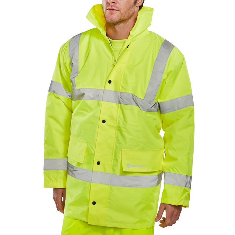 Beeswift Constructor Hi-Vis Jacket, Saturn Yellow