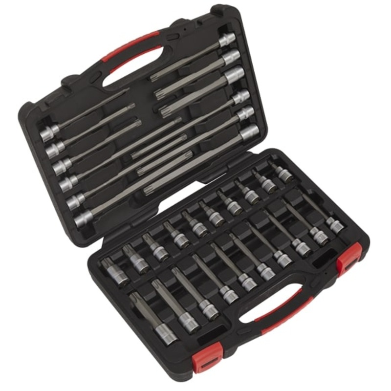 Sealey AK89001 32 Piece TRX-Star Socket Bit Set, 3/8" Sq Drive