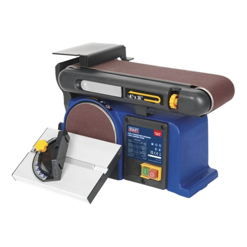 Sealey SM914 Belt/Disc Sander 915 x 100mm/150mm 370W/230V
