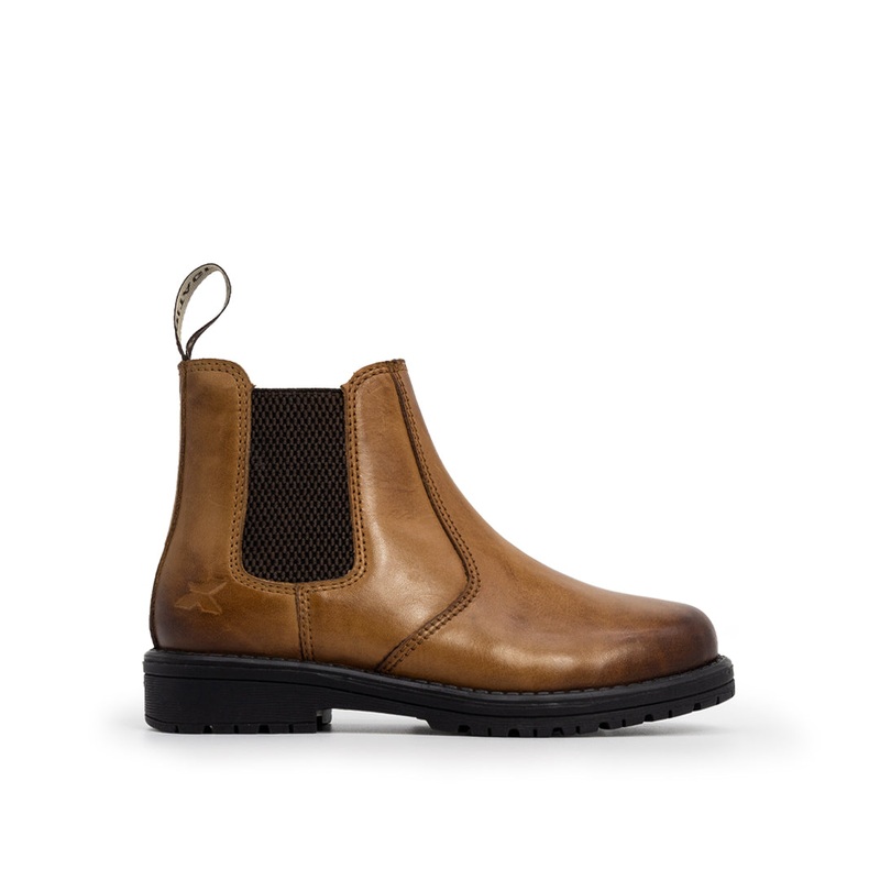 Xpert Heritage Wrangler Junior Dealer Boot, Burnished Tan