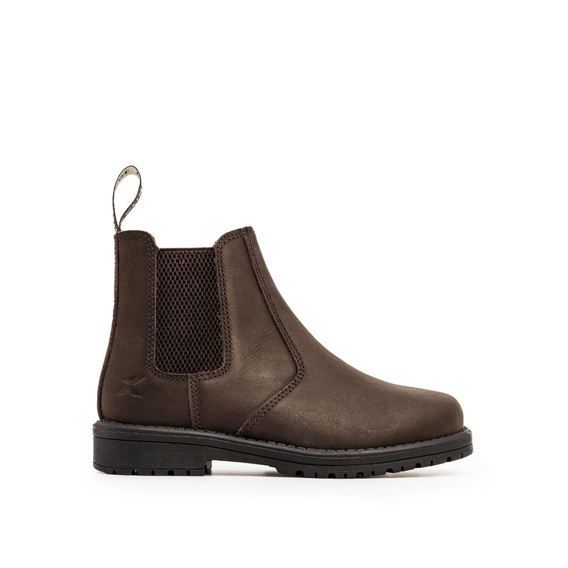 Xpert Heritage Wrangler Junior Dealer Boot, Dark Brown