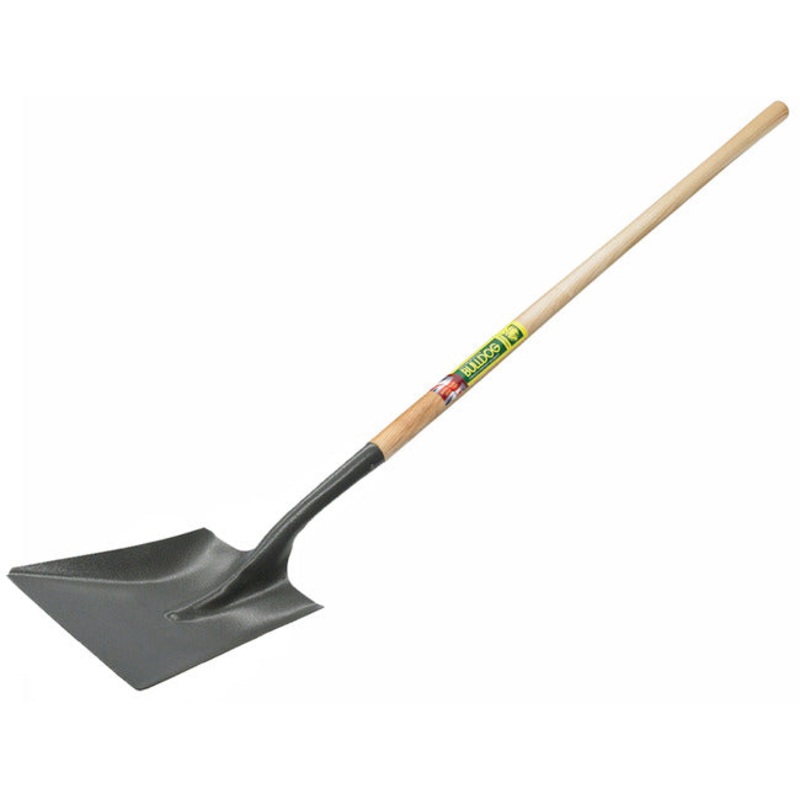 Bulldog 2213045470 Square Mouth Shovel 54", Head No.4, Long Ash Handle