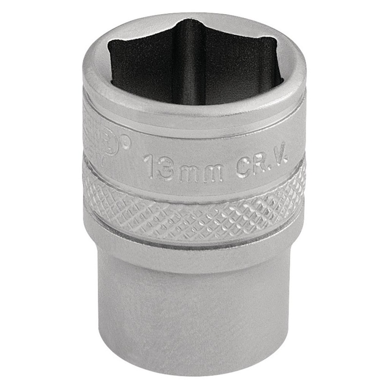 Draper 16516 Socket, 1/4" Sq. Dr., 13mm