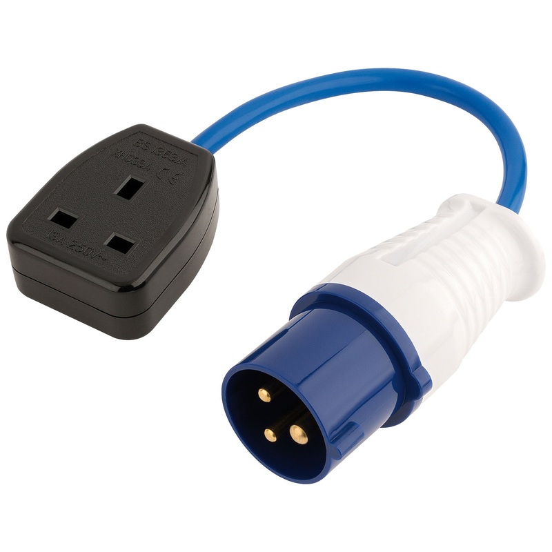 Draper 17573 230V Adaptor Lead (16A Plug to 13A Socket)