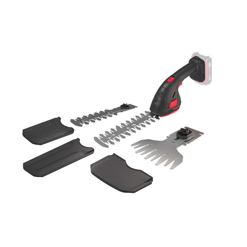 Kress KG806E 20V/Grass Shear & Shrub Trimmer + 2x 4Ah Battery & 1x 20v 4A Dual Charger