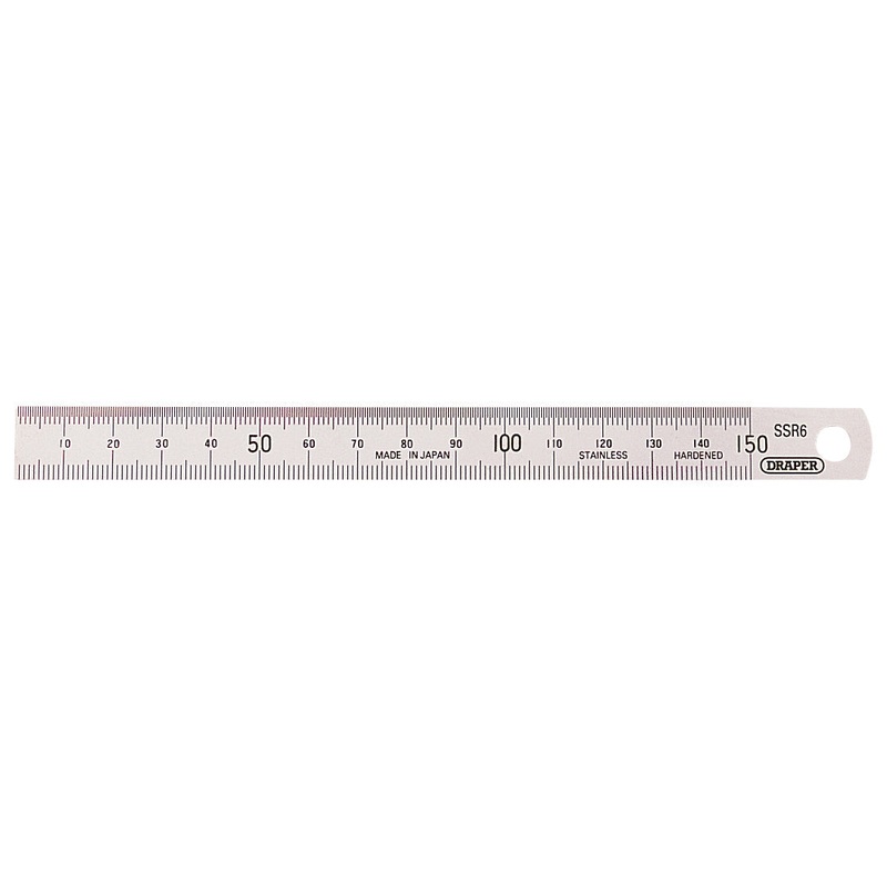 Draper 22670 Expert 150mm/ 6" Stainless Steel Rule