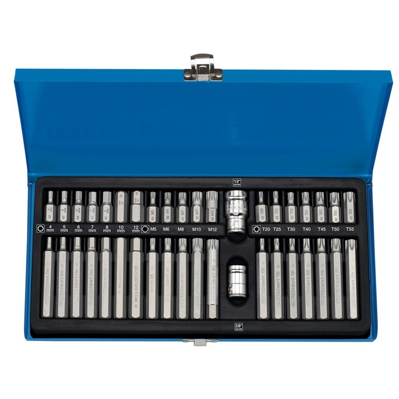 Draper 33322 40 Piece Mechanic's Bit Set TX-STAR; Hexagon and Spline
