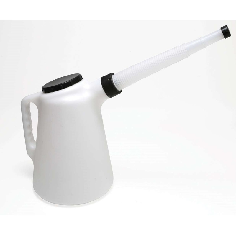 Hilka Plastic Measuring Jug 5L with Lid Spout