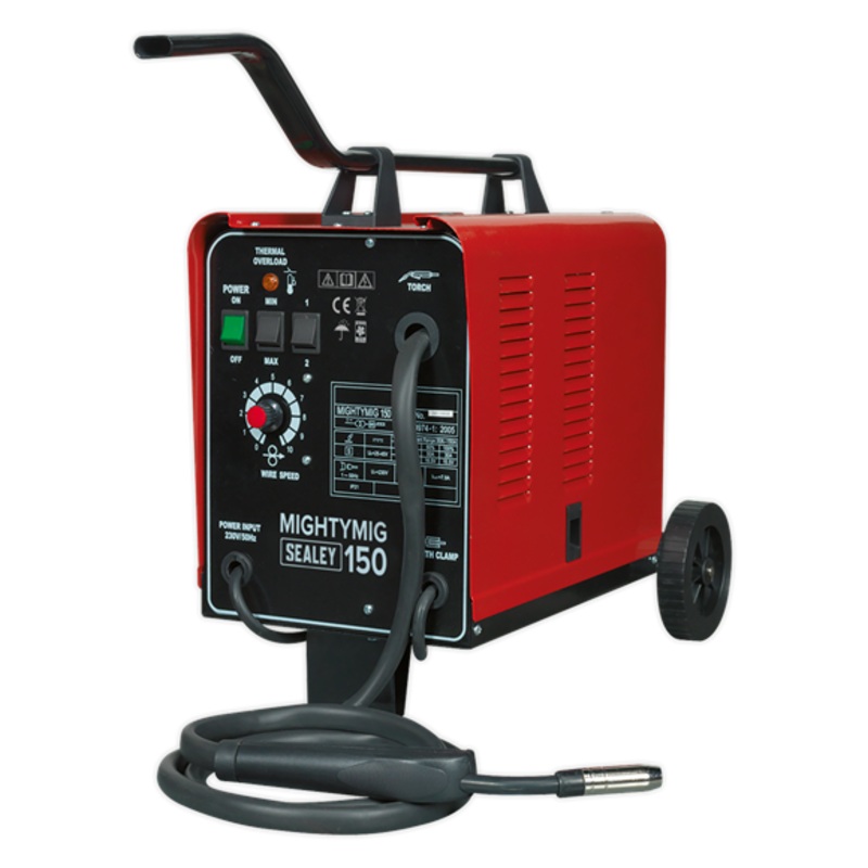 Sealey MIGHTYMIG150 Professional Gas/No-Gas MIG Welder 150A