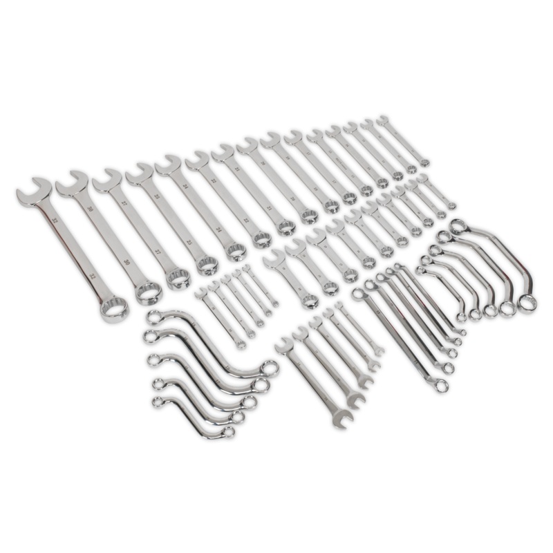 Sealey S01084 Multipurpose Spanner Set 50pc Metric