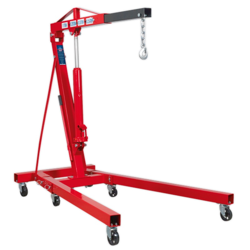 Sealey SC10 Folding Crane 1tonne 'KD' Type