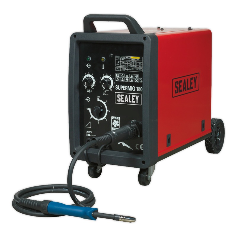 Sealey SUPERMIG180 Professional MIG Welder 180Amp 230V with Binzel Euro Torch