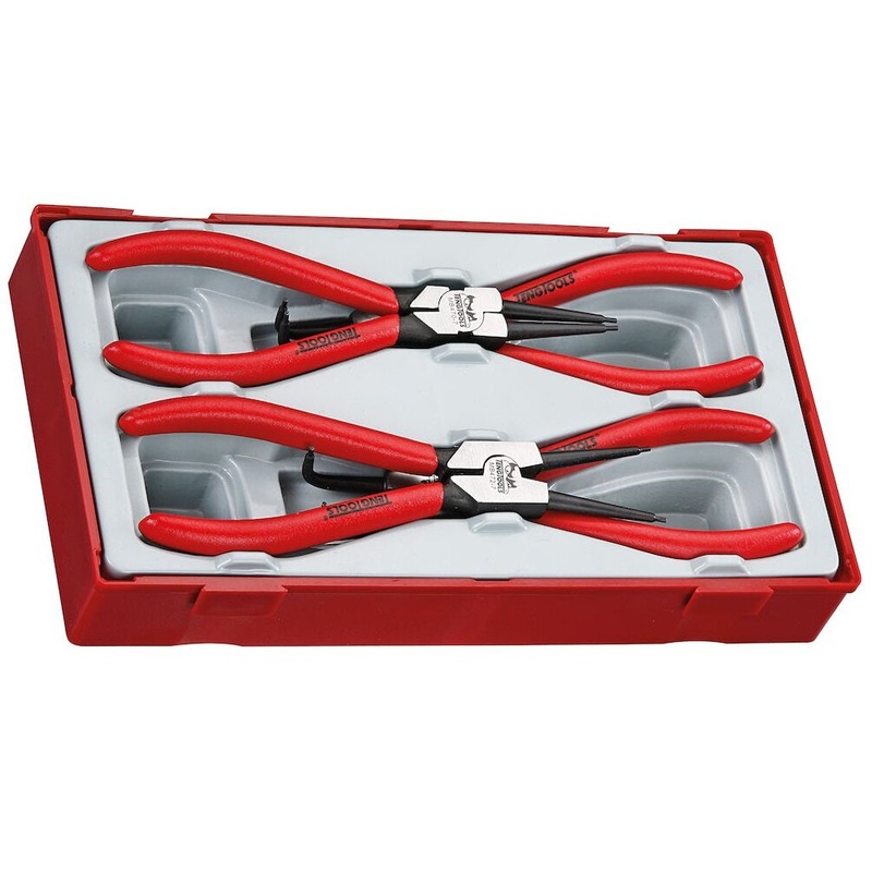Teng Tools TT474-7 4 Piece 7" Circlip Plier Set