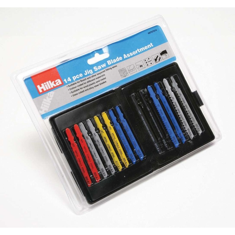 Hilka 14 Piece Jigsaw Blade Assortment Pro Craft