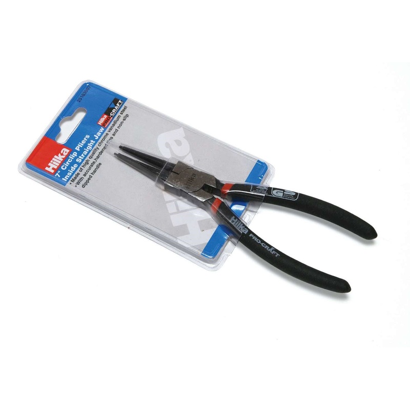 Hilka Circlip Pliers Pro Craft 7" Inside Straight Jaw
