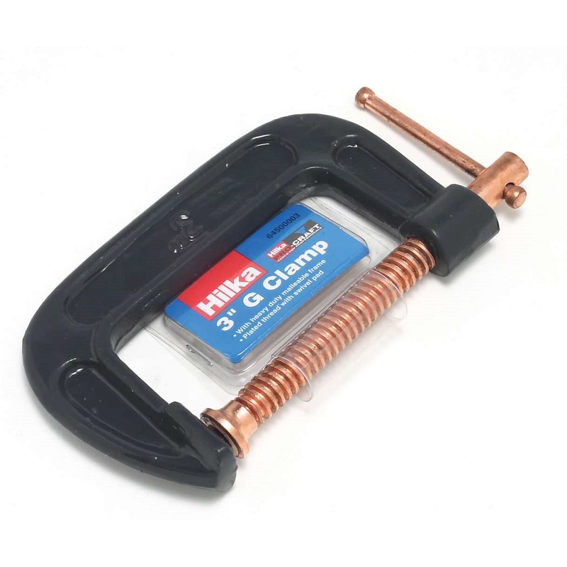 Hilka Heavy Duty G Clamp Pro Craft 3" (75mm)