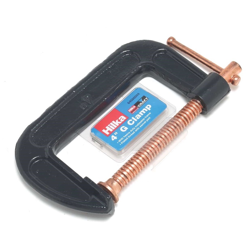 Hilka Heavy Duty G Clamp Pro Craft 4" (100mm)