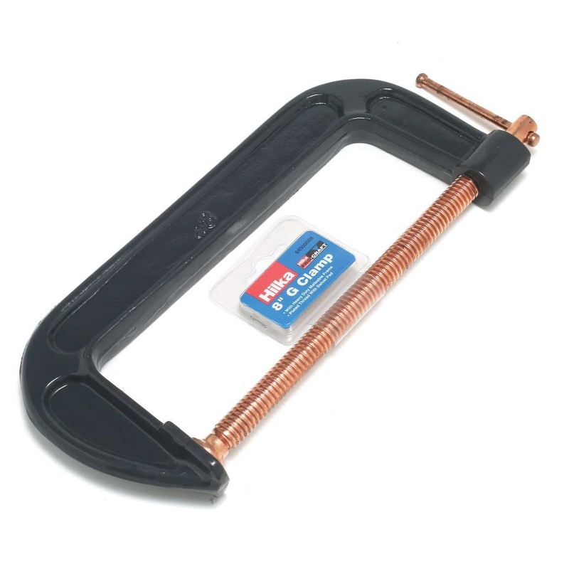 Hilka Heavy Duty G Clamp Pro Craft 8" (200mm)