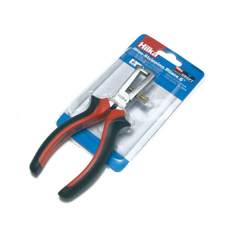 Hilka Plier Soft Grip Handles Pro Craft 6" (150mm) Wire Stripper