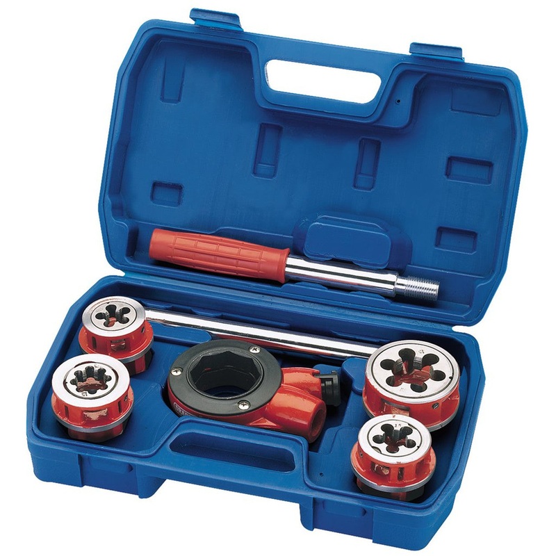 Draper 22496 Metric Ratchet Pipe Threading Kit (7 Piece)