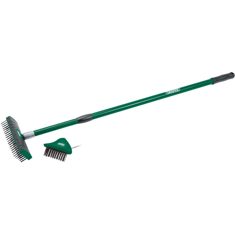 Draper 58683 Paving Brush Set with Twin Heads and Telescopic Handle