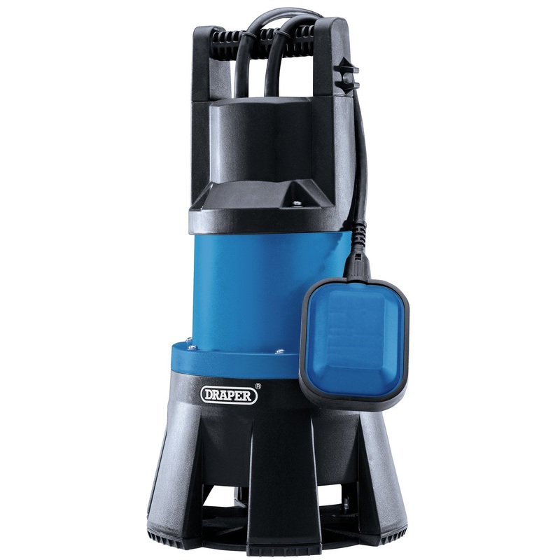Draper 98919 Submersible Dirty Water Pump with Float Switch (1300W)