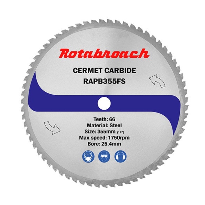 Rotabroach Steel Cutting Blade 355mm 66T