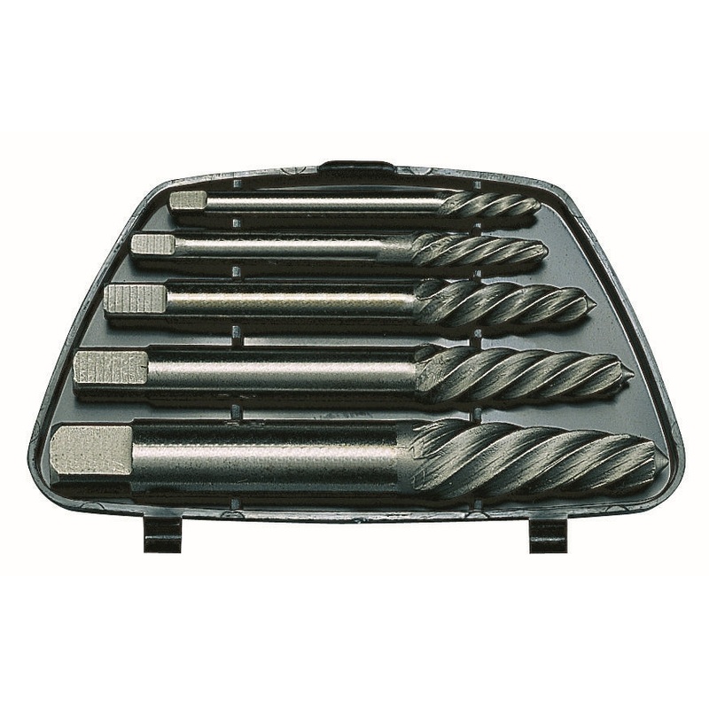 Teng Tools SE05 Screw Extractor Set Spiral 5 Pieces