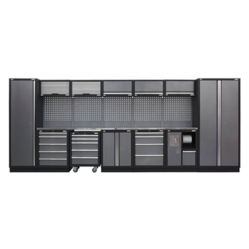 Sealey APMSSTACK01SS Modular Storage System Combo - Stainless Steel Worktop