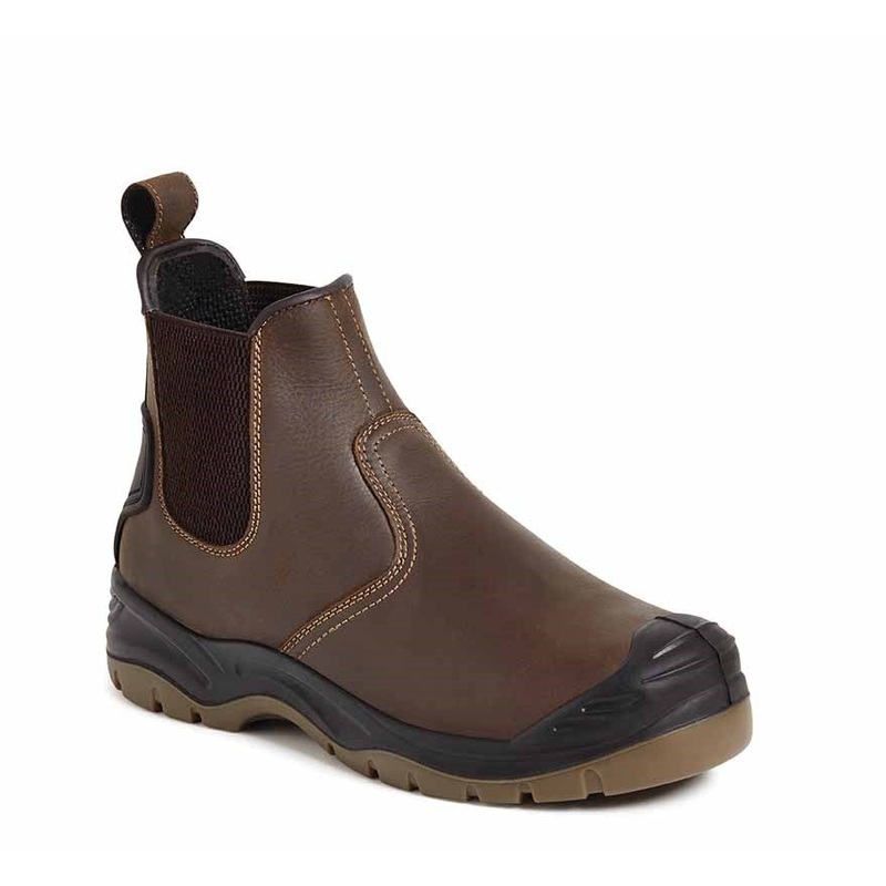 Apache Safety Dealer Boot S3, SRC, Brown