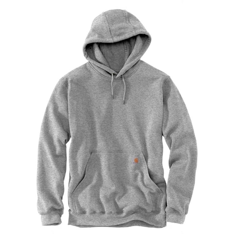 Carhartt K121 Hooded Sweatshirt, Heather Grey