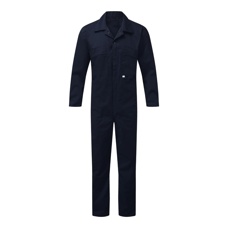 Castle Clothing Men's 366 Zip Overall, Navy