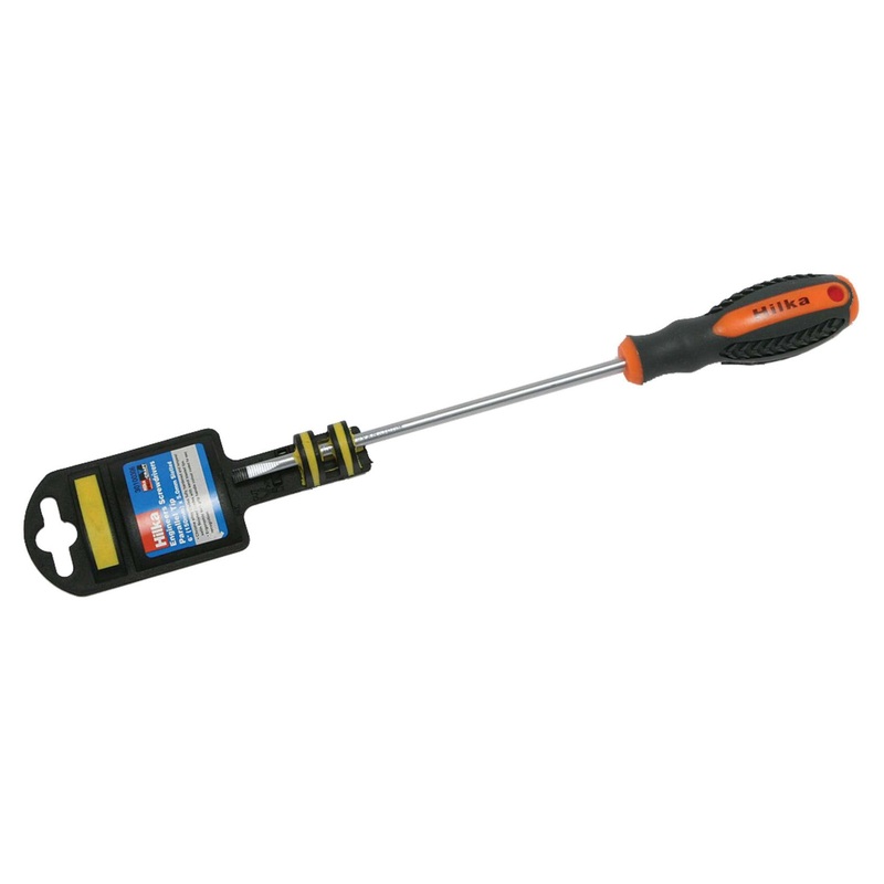 Hilka Engineers Screwdriver Flared Tip Slotted Pro Craft 6" (150 mm) x 8 mm