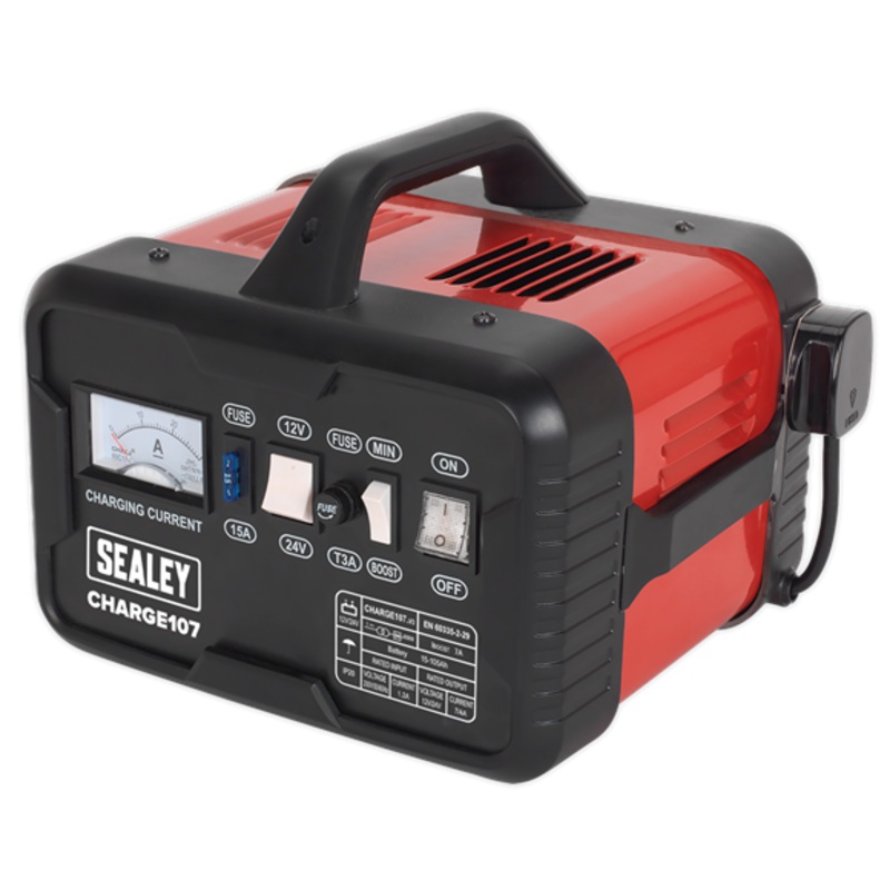 Sealey CHARGE107 Battery Charger 11Amp 12/24V