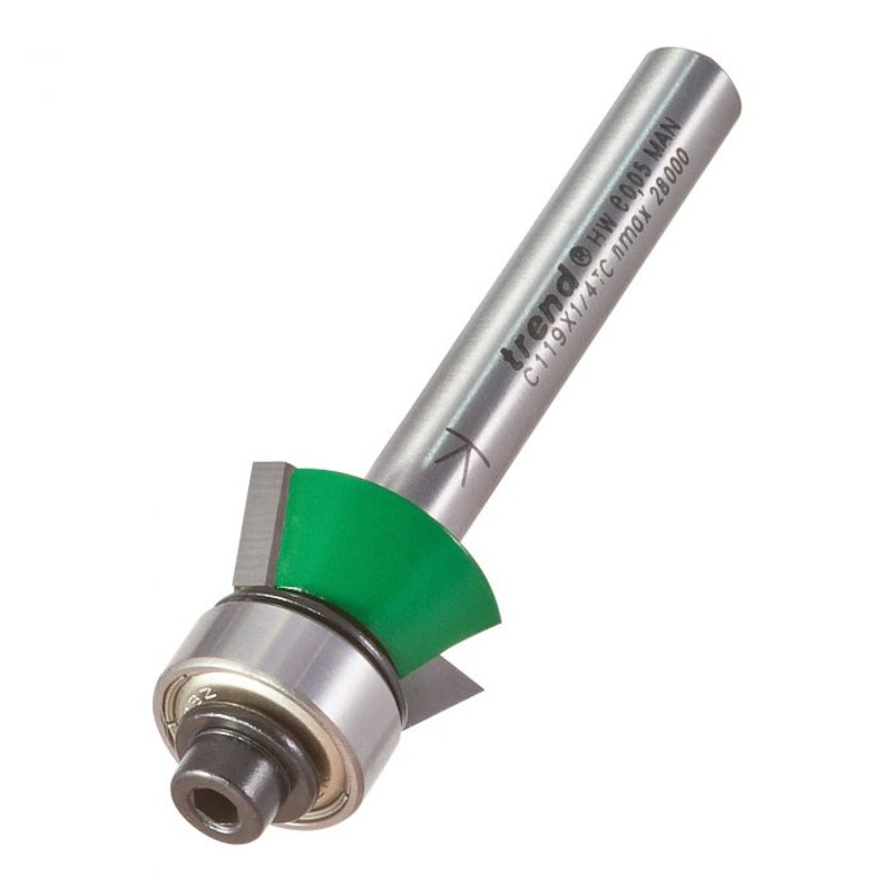 Trend C119X1/4TC Self Guided Bevel Trim, Angle: 65 Degrees