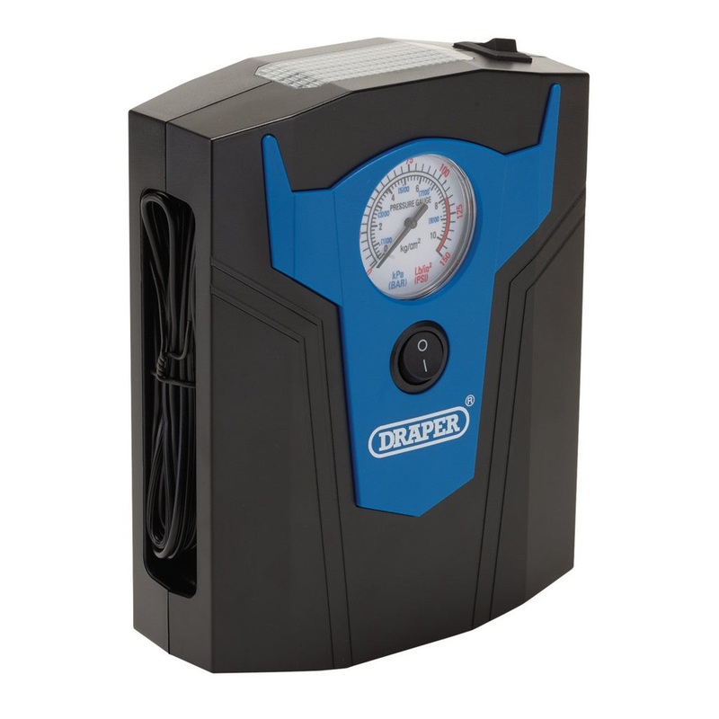 Draper 13274 12V Analogue Tyre Inflator