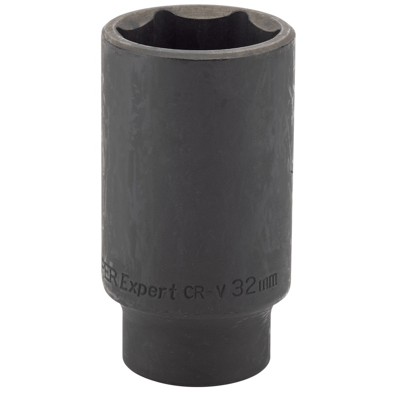 Draper 35519 Expert 32mm 1/2" Square Drive Deep Impact Socket