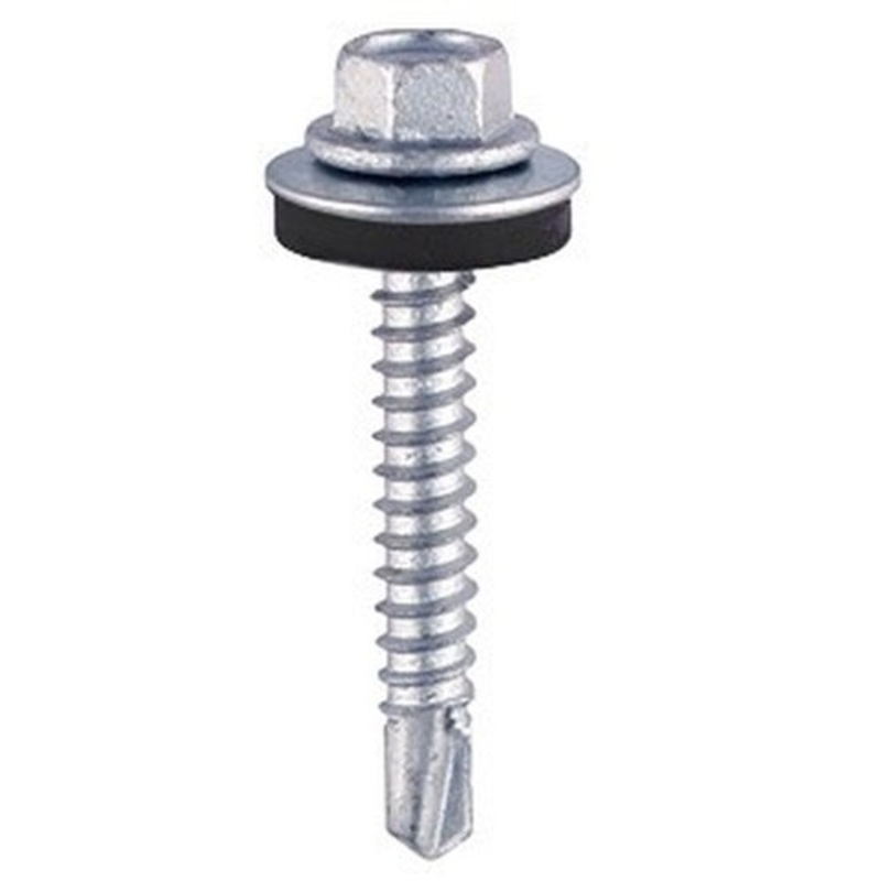 Griptorq U521-312 DF3 5.5 x 25 Hex Self Driller & W16 A&L, Pack of 250