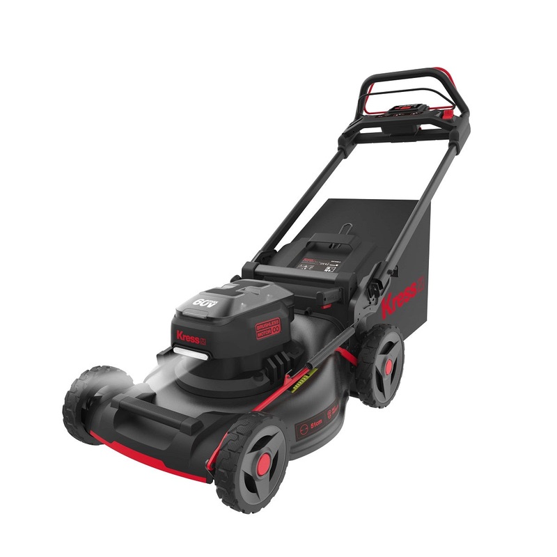 Kress KG760E.1 60V/51CM Cordless Self Propelled Lawn Mower + 2x 4Ah Batteries & 1x 5A Charger