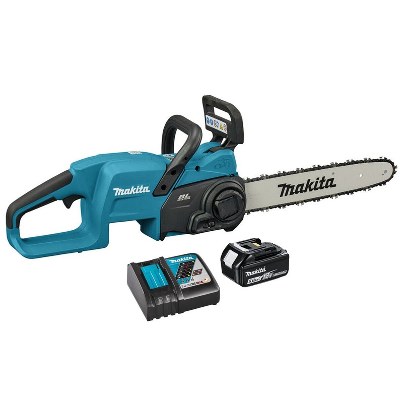 Makita DUC357RT Brushless Rear Handle Chainsaw LXT with Battery & Charger