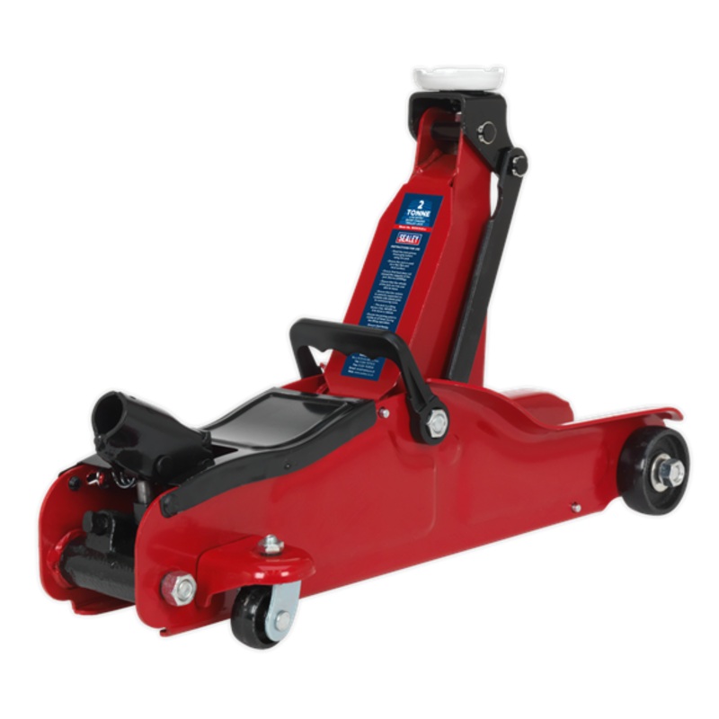 Sealey 1050CXLE Trolley Jack 2tonne Low Entry Short Chassis