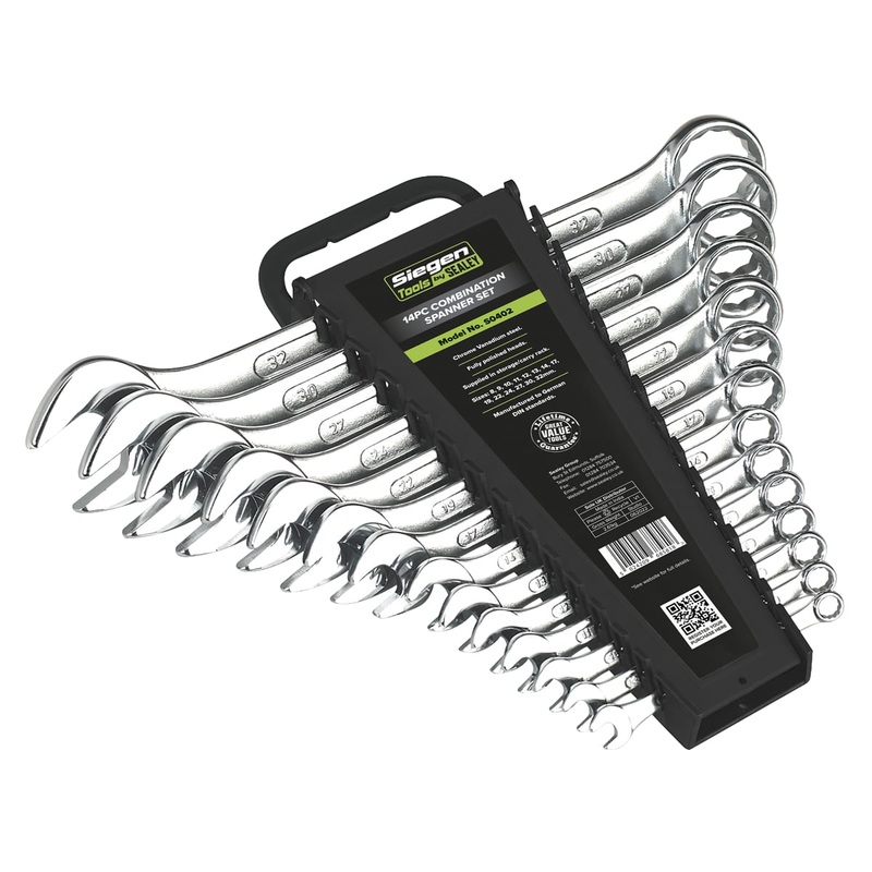 Sealey S0402 Combination Spanner Set 14pc Metric