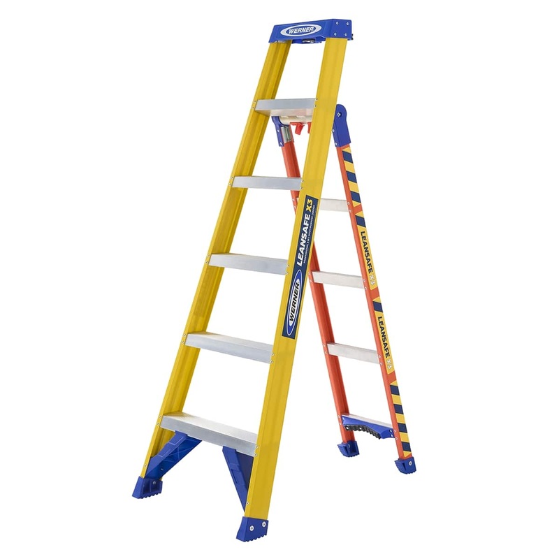 Werner 75071 Leansafe 3-Way Fibreglass Multi-Purpose Ladder