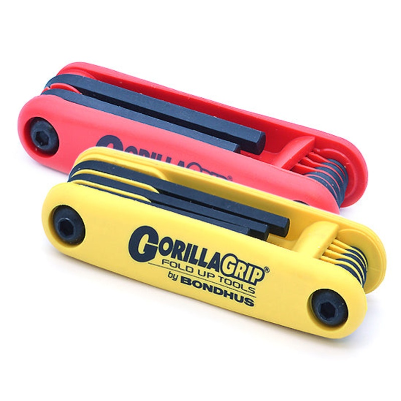 Bondhus Gorilla Grip Hex Fold Up Key Set Twin Pack HF16, 12522