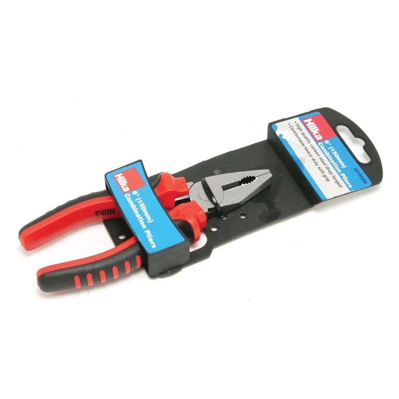 Hilka Combination Pliers Soft Grip Handles 6" (150mm)
