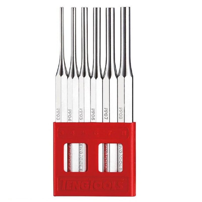 Teng Tools PPS06 6Pc Pin Punch Set
