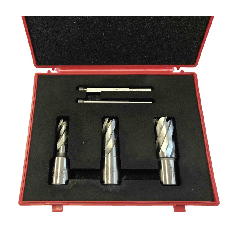 Rotabroach 5 Piece Cutter Kit, 14,18 & 22mms with 2 Pilots