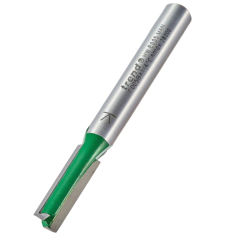 Trend C005BX1/4TC Two Flute Cutter 6.0mm Diameter x 20mm