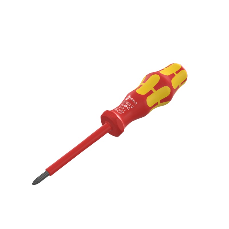 Wera 165I VDE Screwdriver PZ2/100 Kraftform Plus